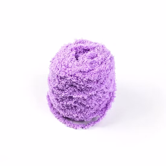 Kingeagle Factory Polyester Microfiber Yarn Fancy Fur Yarn
