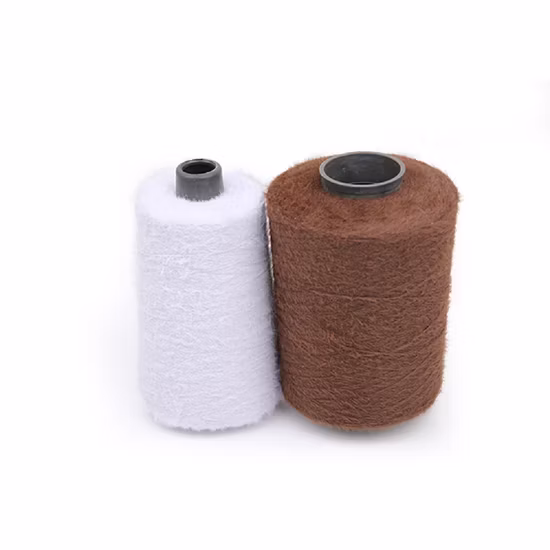 Kingeagle Wholesale Mink Hair Yarns 100% Polyester Fancy Yarns for Knitting