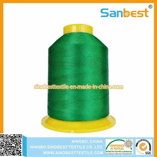 High Quality Polyester Embroidery Thread for Clothes, 150d/2, 3000m/Cone 