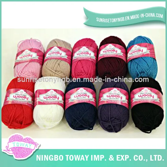 Customized Fancy Ring Spun Nylon Acrylic Wool Hand Knitting Yarn 