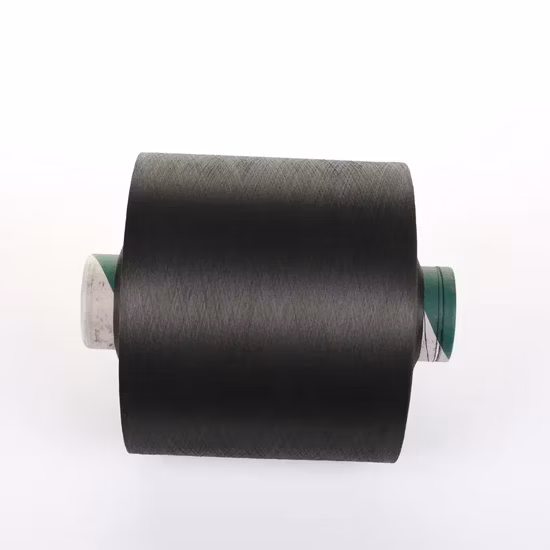 Polyester Ity Yarn 135D/108f Raw White 1/2 Step for Knitting