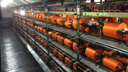 100% Polyester Yarn DTY Low Elastic with 600d/192f Him Orange 